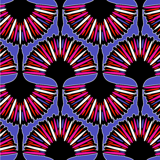 Violet Heron Furoshiki