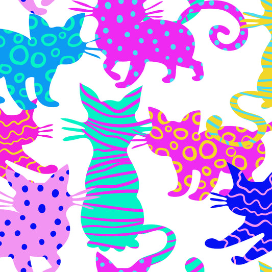 Pop Cat Chaos Furoshiki