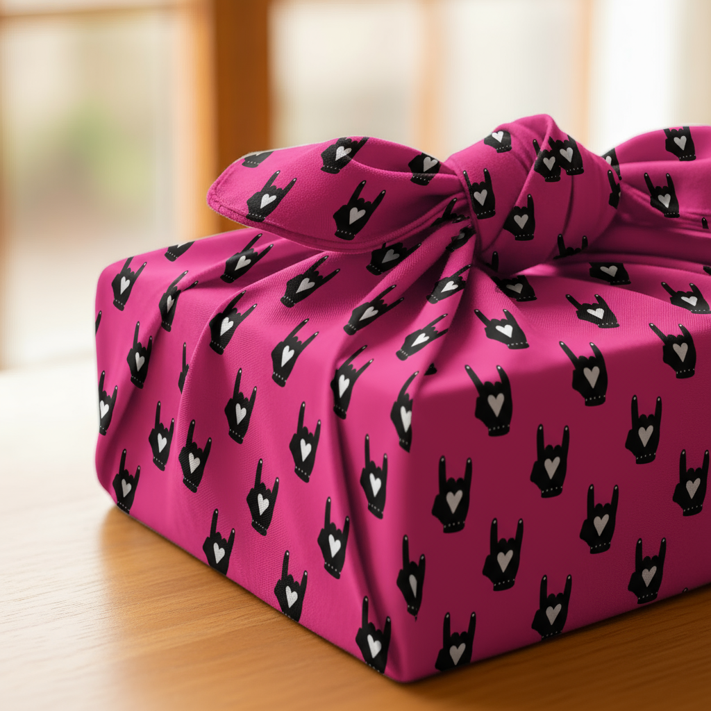 Heartbreaker Hands Furoshiki