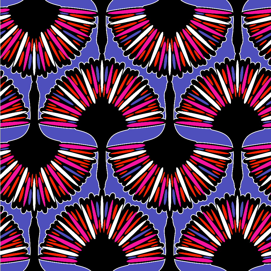 Violet Heron Furoshiki