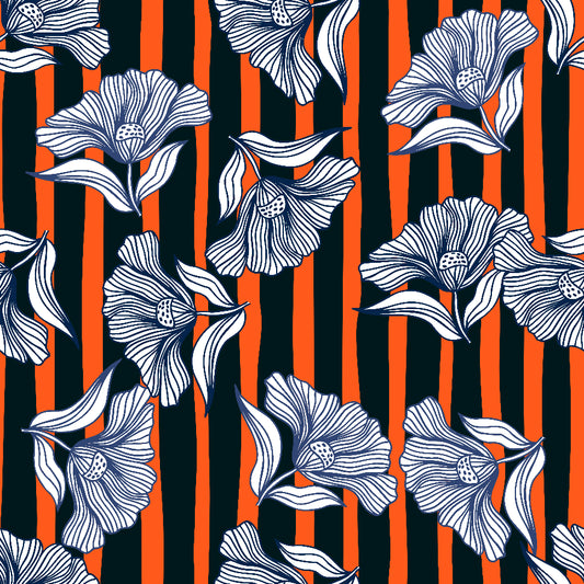 Tangerine Noir Furoshiki