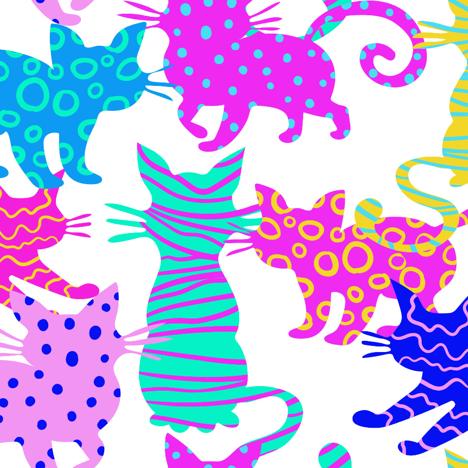 Pop Cat Chaos Furoshiki